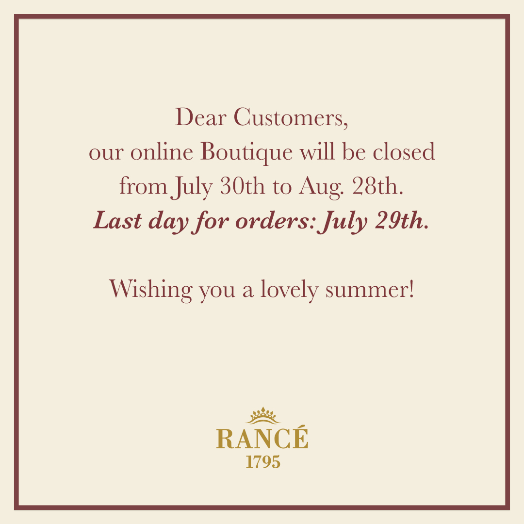 Wishing you a lovely RANCÉ Summer!